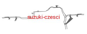 Przewody podciśnienia mostu przód Jimny 2005-16