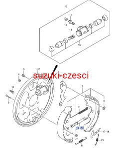 Rozpieracz szczęk lewy Grand Vitara II 2005-