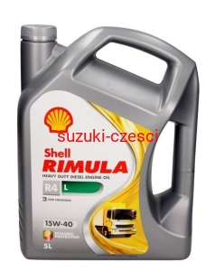 SHELL OLEJ SHELL 15W40 5L RIMULA R4 L CJ-4 / MAN 3275 / 228.3 228.31 / VDS-4 VDS-3 SAMOCHODY CIĘŻAROWE