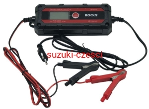ROOKS PROSTOWNIK ELEKTRONICZNY, INTELIGENTNY SMART 6V 12V - 4A - 120 AH, LCD