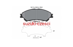 Klocki hamulcowe przód SX4 S-Cross / Vitara LY   Textar