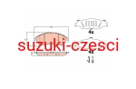 Klocki hamulcowe przód SX4 S-Cross / Vitara LY   TRW
