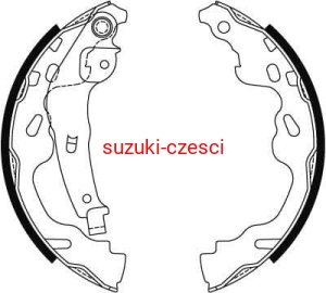 Szczęki hamulcowe kpl. Splash, Swift 05->   TRW