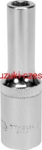 YATO NASADKA 1/2" 8 MM 12-KĄTNA DŁUGA
