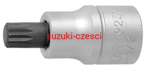UNIOR NASADKA 1/2" WKRĘTAKOWA PROFIL ZX M5