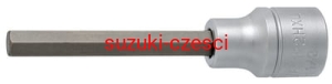 UNIOR NASADKA 1/2" WKRĘTAKOWA 14 MM X 127 MM 6-KĄTNA DŁUGA