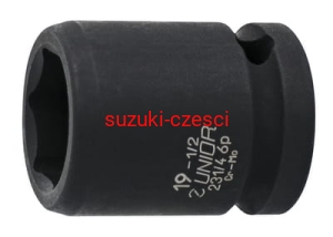 UNIOR NASADKA 1/2" UDAROWA 11 MM X 38 MM 6-KĄTNA KRÓTKA