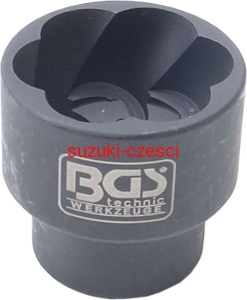 BGS NASADKA 1/2" WYKRĘTAK 22 MM DO USZKODZONYCH OBROBIONYCH ŚRUB