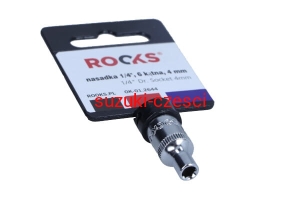 ROOKS NASADKA 1/4" 4 MM 6-KĄTNA
