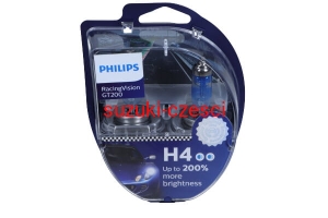 PHILIPS ŻARÓWKA H4 12V 60/55W P43T-38 RACINGVISION GT200 2SZT.