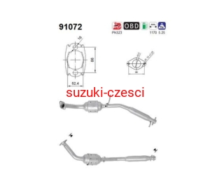Katalizator Jimny 1,3 Euro 4    04-10r   AS Catalyst 