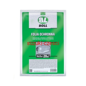 BOLL FOLIA OCHRONNA HDPE GRUBOŚĆ 0,007MM 4M X 5M (20 M2) NA POJAZD / / KARTON 50SZTUK