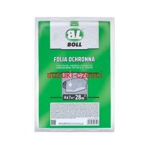 BOLL FOLIA OCHRONNA HDPE GRUBOŚĆ 0,007MM 4M X 7M (28 M2) / / KARTON 40SZTUK
