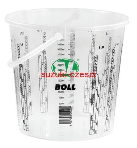 BOLL POJEMNIK PLASTIKOWY Z PODZIAŁKĄ - POJEMNOŚĆ 5L