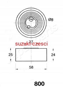 Rolka paska rozrządu Suzuki Japanparts