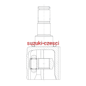 Przegub wewnętrzny Baleno 2016- 144 mm automat GSP