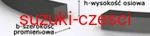 Pierścienie Suzuki M13A,M15A,M16A 0,50