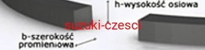 Pierścienie Suzuki M13A,M15A,M16A 0,50