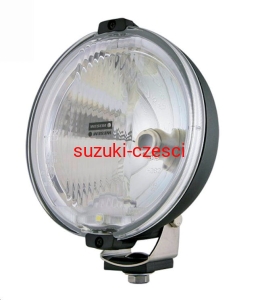 Reflektor halogenowy drogow biały 183mm +led