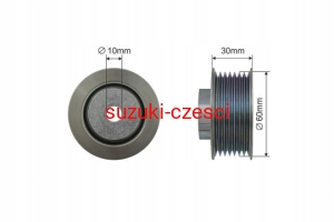 Rolka napinacza paska Grand Vitara II 2005-2015 NTY szer. 23,4 mm