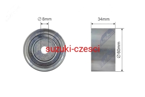 Rolka napinacza paska Grand Vitara II 2005-2015 NTY szer. 34 mm