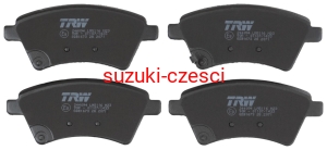 Zestaw klocków hamulcowych SX4 2006- TRW