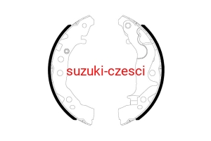 Zestaw szczęk hamulcowych Celerio 2014- Textar