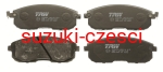 Zestaw klocków hamulcowych SX4 2006- TRW