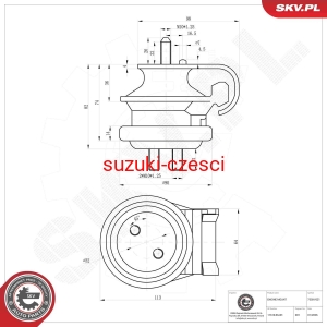 Poduszka silnika Grand Vitara 2003- Esen SKV