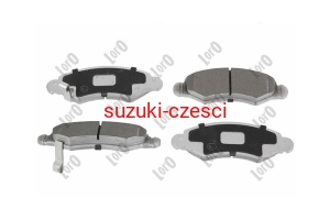 Zestaw klocków hamulcowych Ignis II, Wagon R+ 2000- Abakus