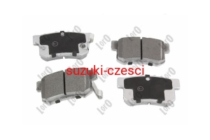 Zestaw klocków hamulcowych Kizashi, Swift III, SX4 2006- Abakus